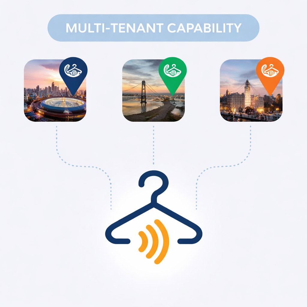 Tapcoat-digitalisierung der Garderobe Mandantenfähigkeit